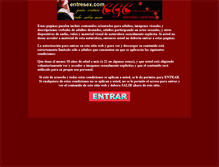 Tablet Screenshot of entresex.com